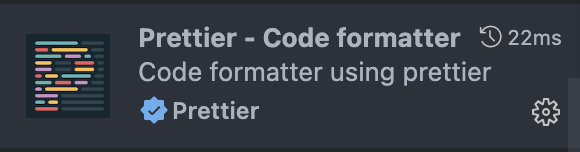 Prettier插件截图